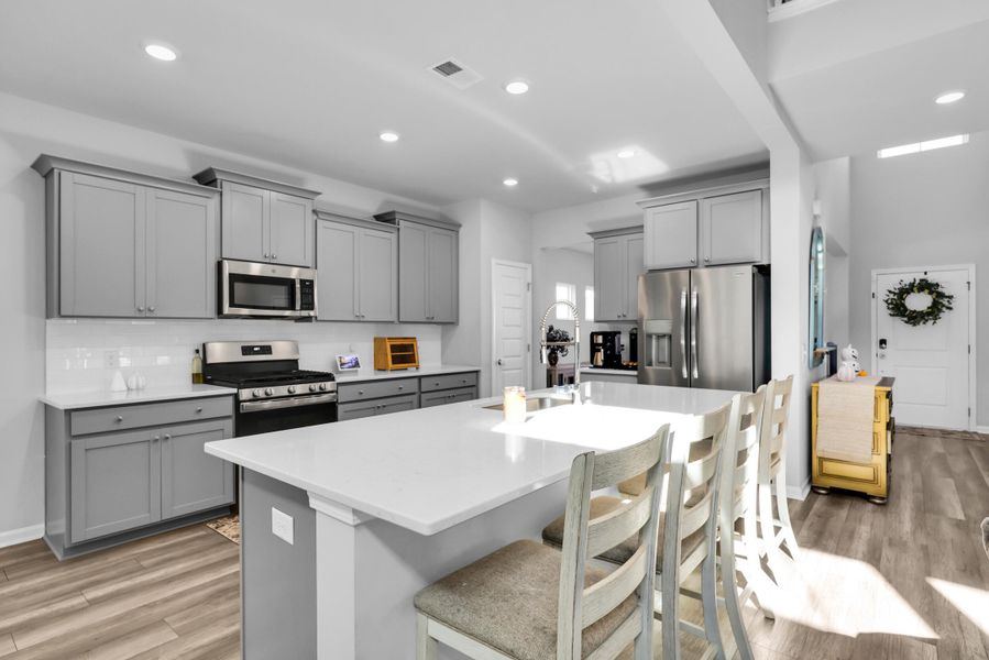 Furnished interior view inside a new home in , Summerville (Image 11). Furnished interior view inside a new home in , Summerville (Image 11).