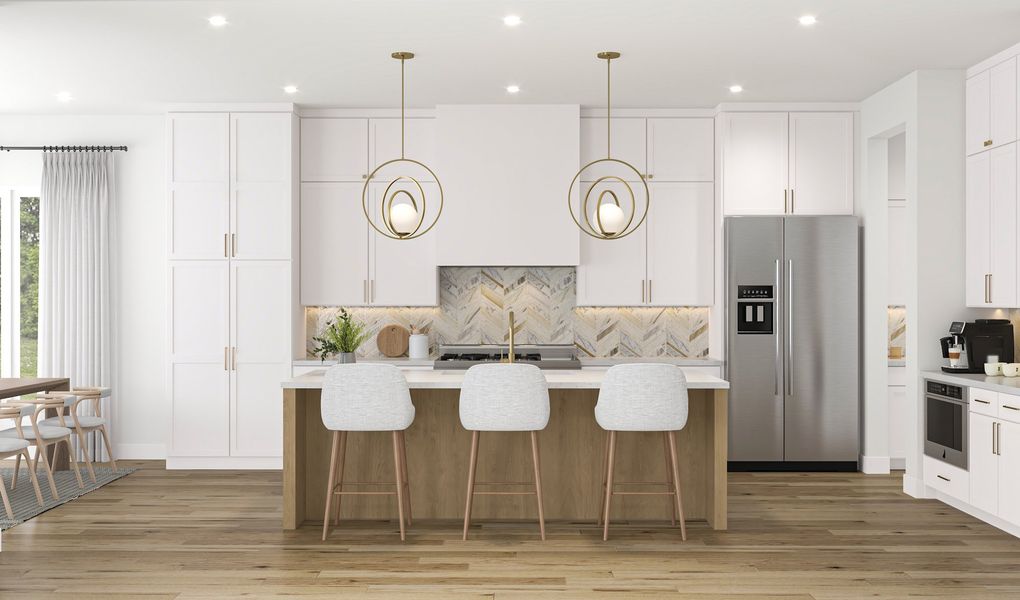 Furnished interior view inside a new home in , Houston (Image 3). Furnished interior view inside a new home in , Houston (Image 3).