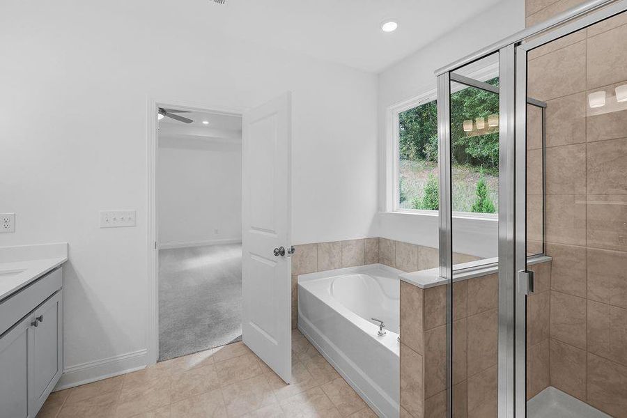 Furnished interior view inside a new home in Stratford Hills, Ball Ground (Image 10).