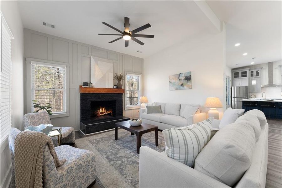 Furnished interior view inside a new home in , Gainesville (Image 12).