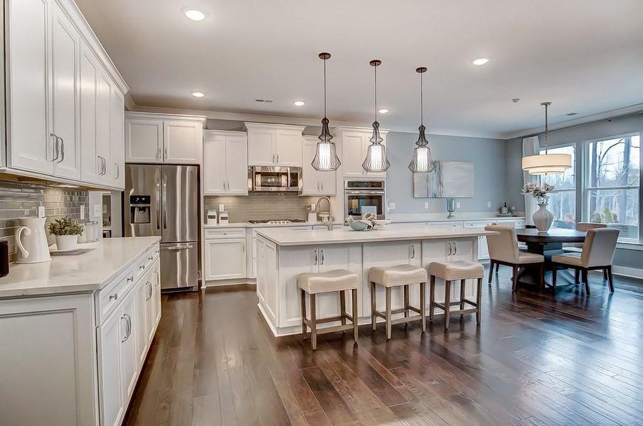 Furnished interior view inside a new home in , Pendergrass (Image 8).