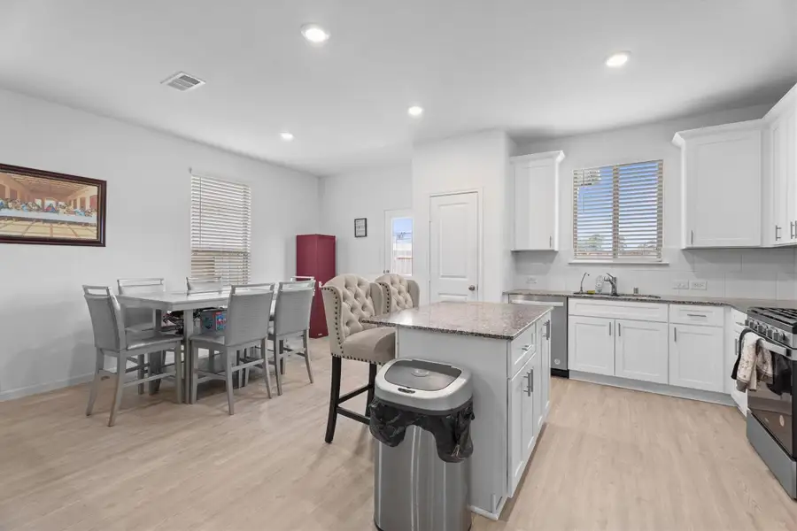 Furnished interior view inside a new home in , Crosby (Image 12).
