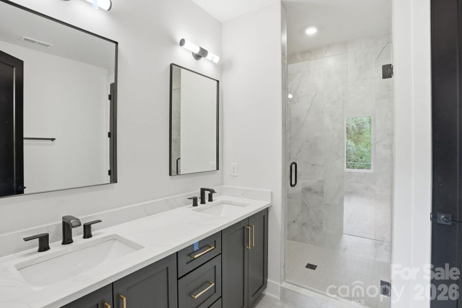 Furnished interior view inside a new home in , Charlotte (Image 11).