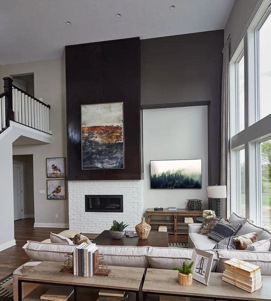 Furnished interior view inside a new home in , Ridgeville (Image 2).