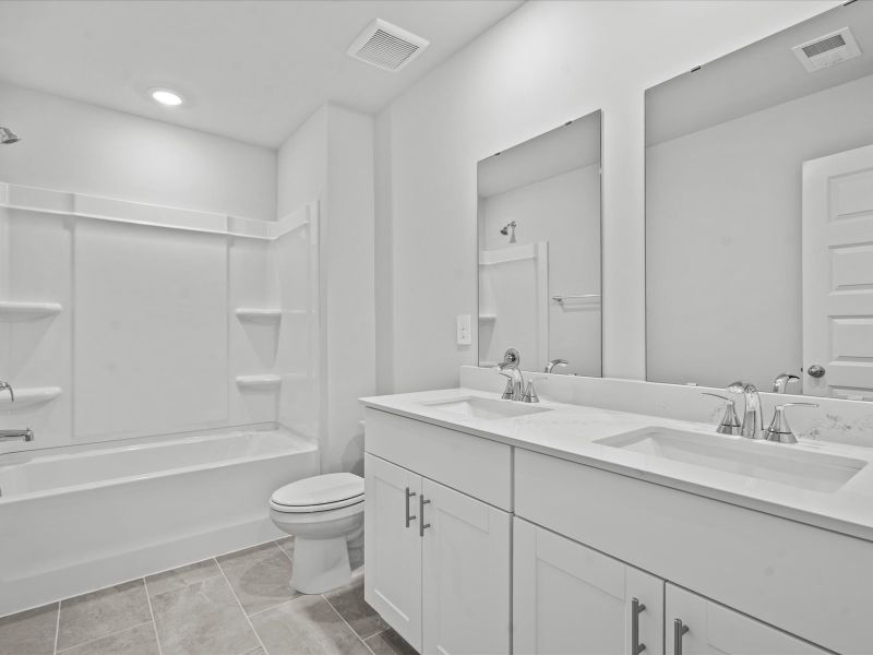 Furnished interior view inside a new home in Brayfield Manor - Signature Collection, Wellford (Image 9).