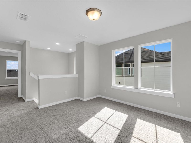 Spacious, unfurnished interior of a new home in Mason Woods, Cypress (Image 13). Spacious, unfurnished interior of a new home in Mason Woods, Cypress (Image 13).