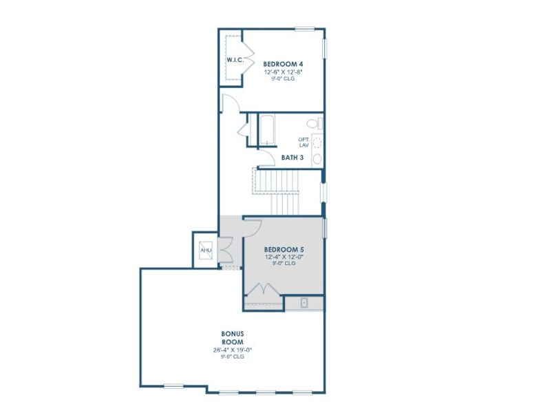 2D floor plan layout of this home in Oakfield, Parrish, FL (Image 5).