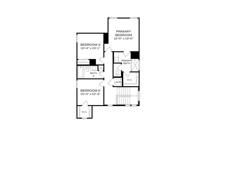 2D floor plan layout for the The Raleigh A by Davidson Homes LLC in South Ranch Southern Collection, Prescott, AZ (Image 4). 2D floor plan layout for the The Raleigh A by Davidson Homes LLC in South Ranch Southern Collection, Prescott, AZ (Image 4).