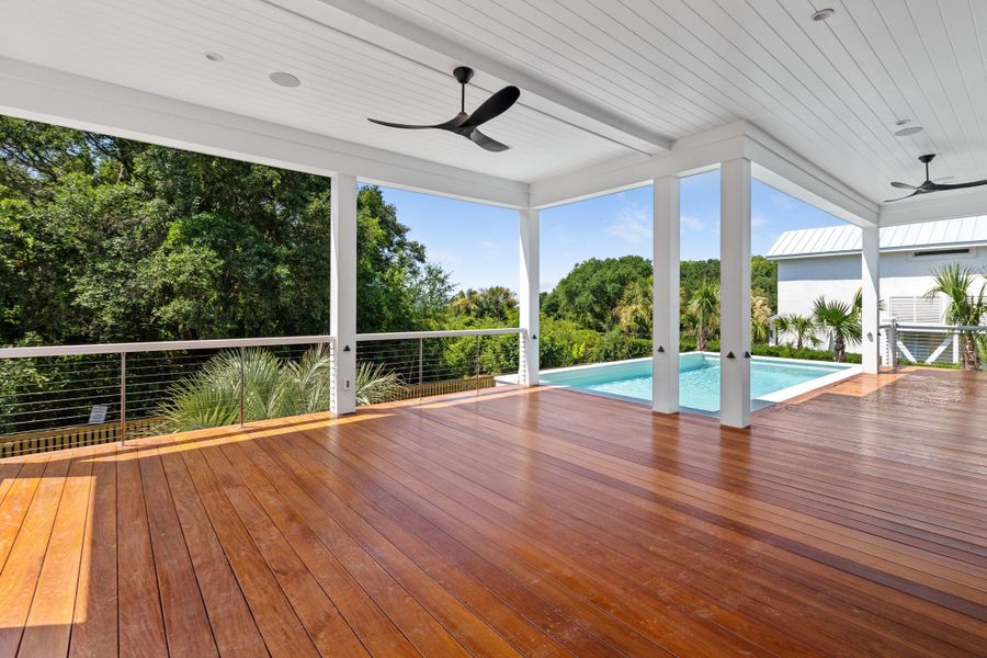 Exterior details and patio area of a home in , Sullivan's Island (Image 33). Exterior details and patio area of a home in , Sullivan's Island (Image 33).