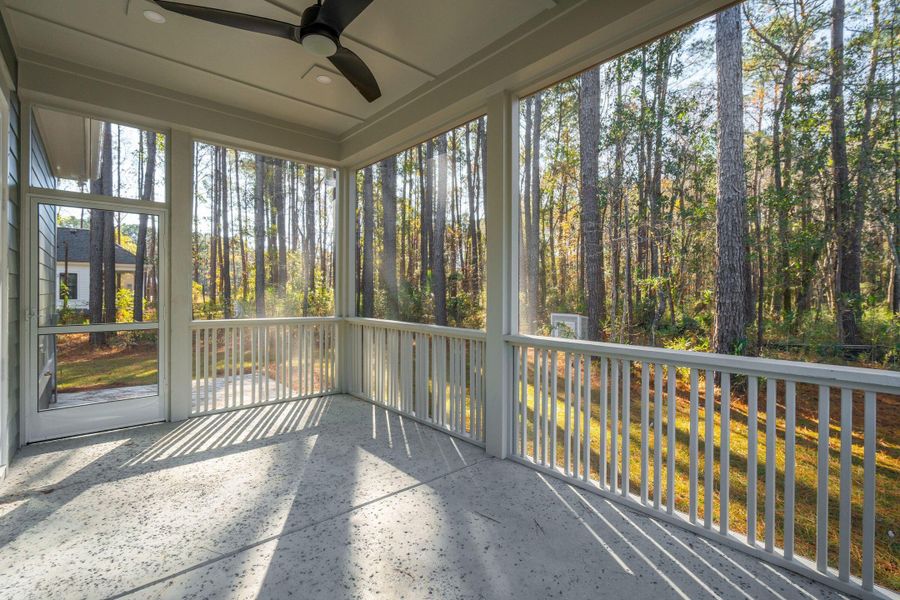 Exterior details and patio area of a home in , Awendaw (Image 3).