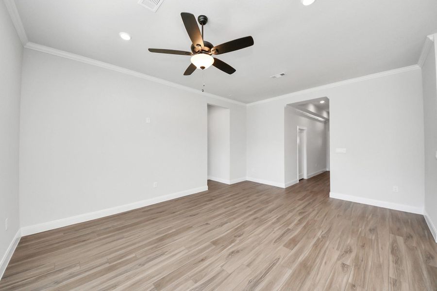 Spacious, unfurnished interior of a new home in Grand Oaks Reserve, Cleveland (Image 38). Spacious, unfurnished interior of a new home in Grand Oaks Reserve, Cleveland (Image 38).