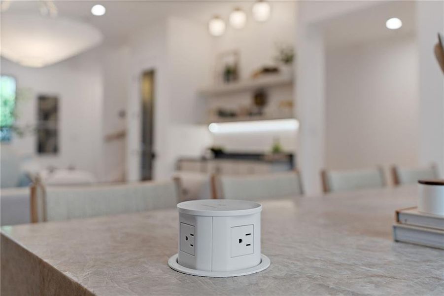 Furnished interior view inside a new home in , Atlanta (Image 6).