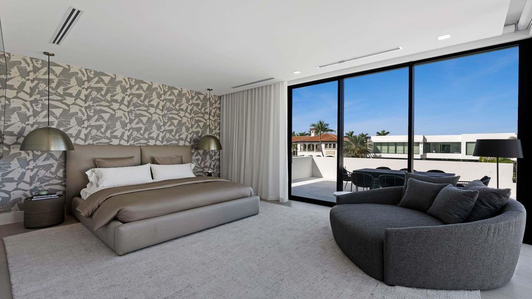 Furnished interior view inside a new home in , Boca Raton (Image 18).