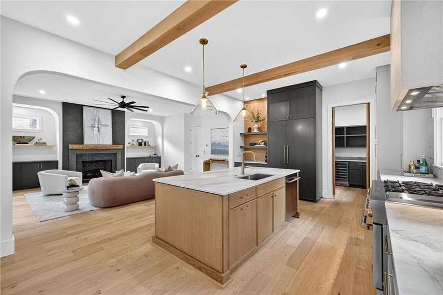 Furnished interior view inside a new home in , Atlanta (Image 37).