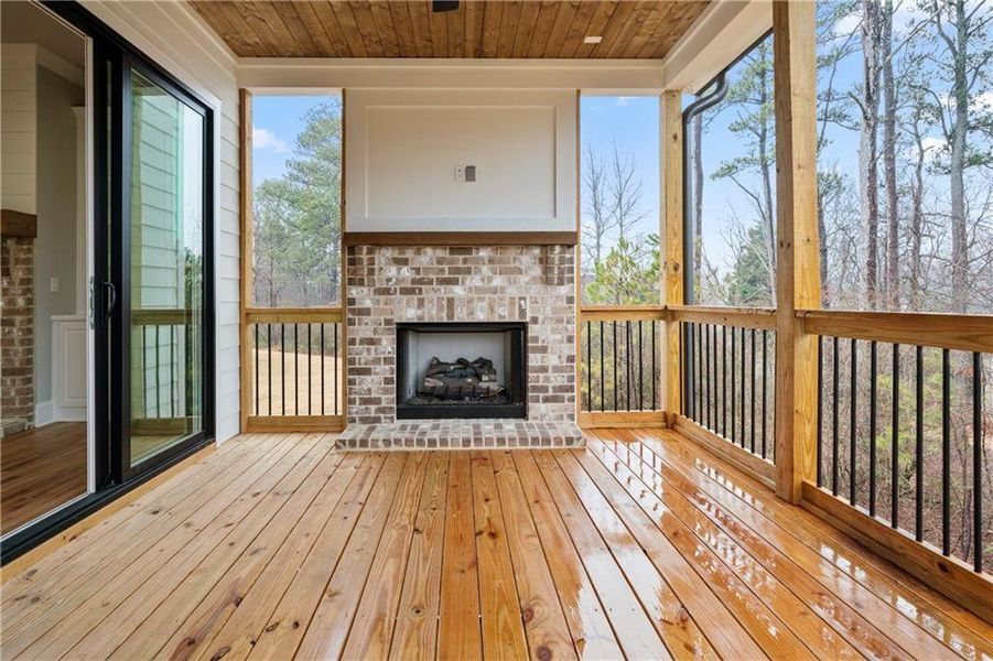 Exterior details and patio area of a home in , Marietta (Image 4).