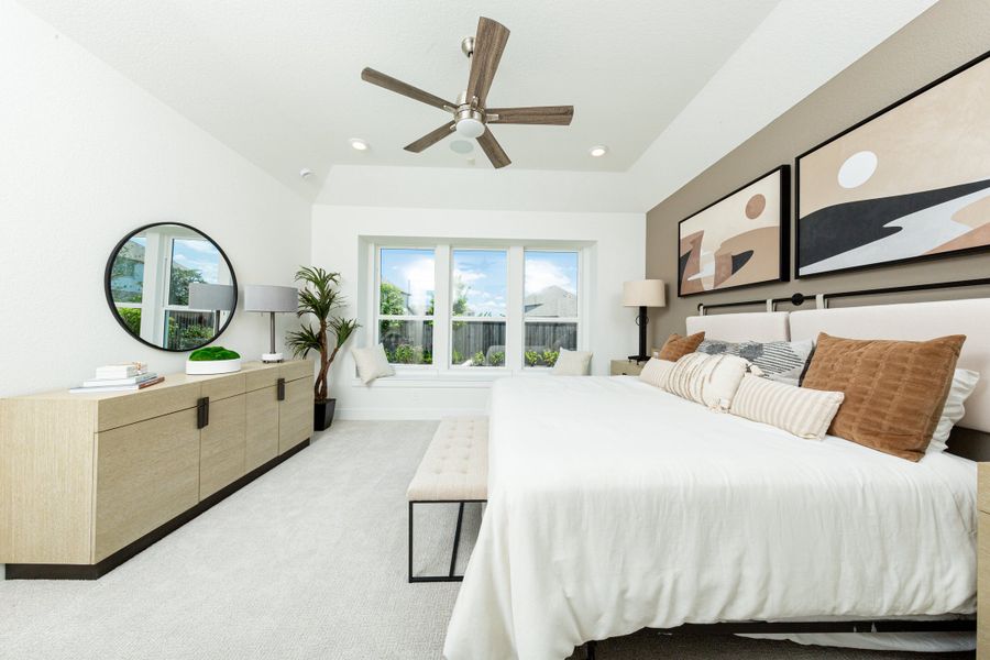 Representative furnished interior of a home built from the Sheffield by Beazer Homes in Bridgeland, Cypress (Image 10). Representative furnished interior of a home built from the Sheffield by Beazer Homes in Bridgeland, Cypress (Image 10).