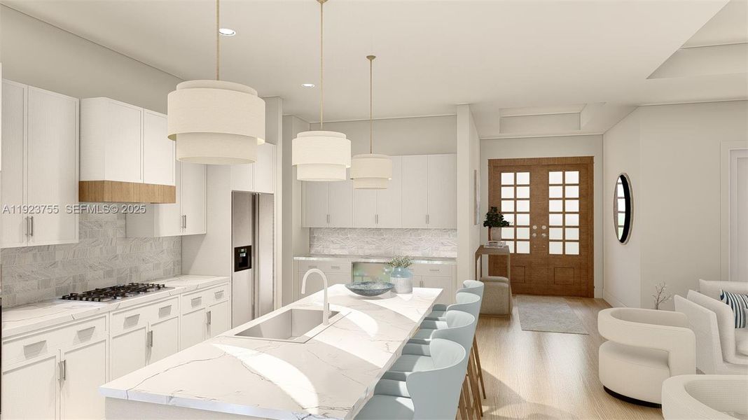 Furnished interior view inside a new home in , Punta Gorda (Image 13).