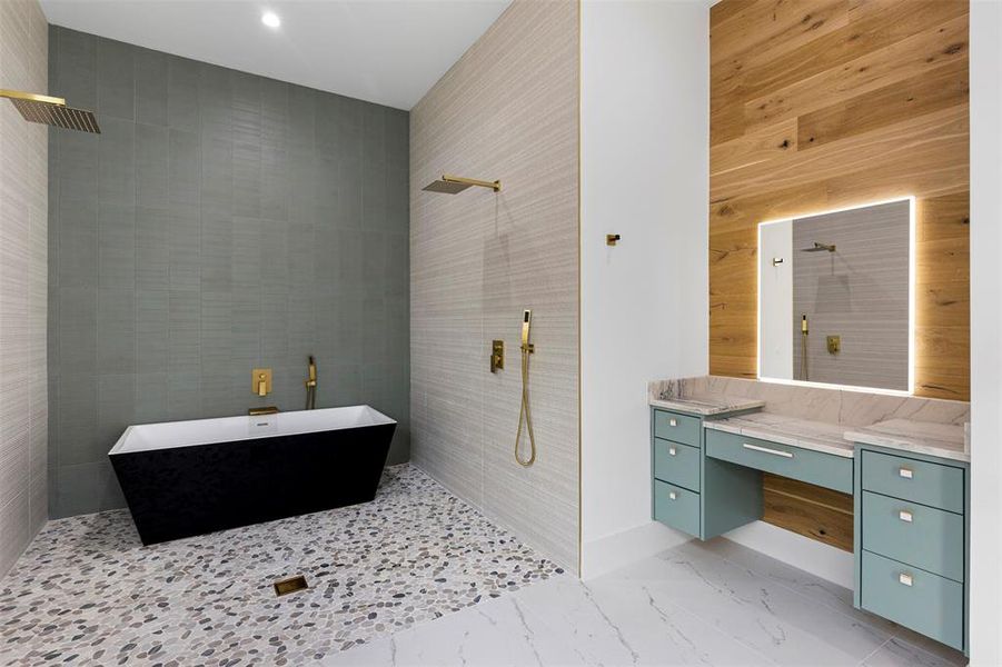 Vanity area in Primary Bathroom