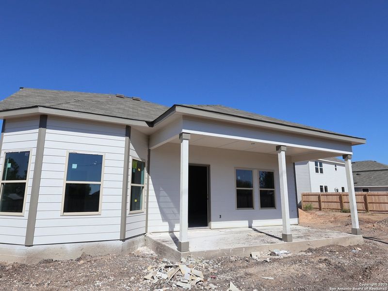 In-progress construction of a new home in Meadows at Clear Springs, New Braunfels, TX (Image 32). In-progress construction of a new home in Meadows at Clear Springs, New Braunfels, TX (Image 32).