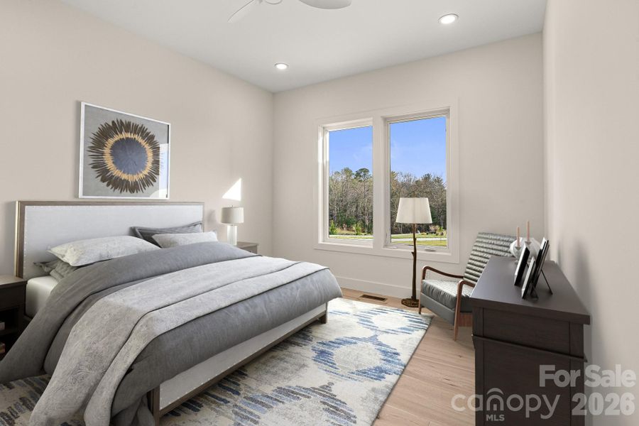 Furnished interior view inside a new home in , Fletcher (Image 39).