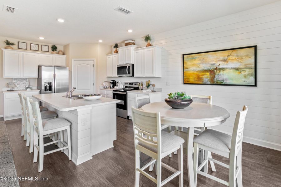 Furnished interior view inside a new home in Sawmill Branch, Palm Coast (Image 12).