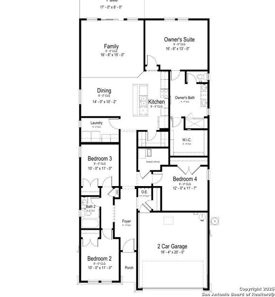 2D floor plan layout of this home in Weston Oaks, San Antonio, TX (Image 2). 2D floor plan layout of this home in Weston Oaks, San Antonio, TX (Image 2).