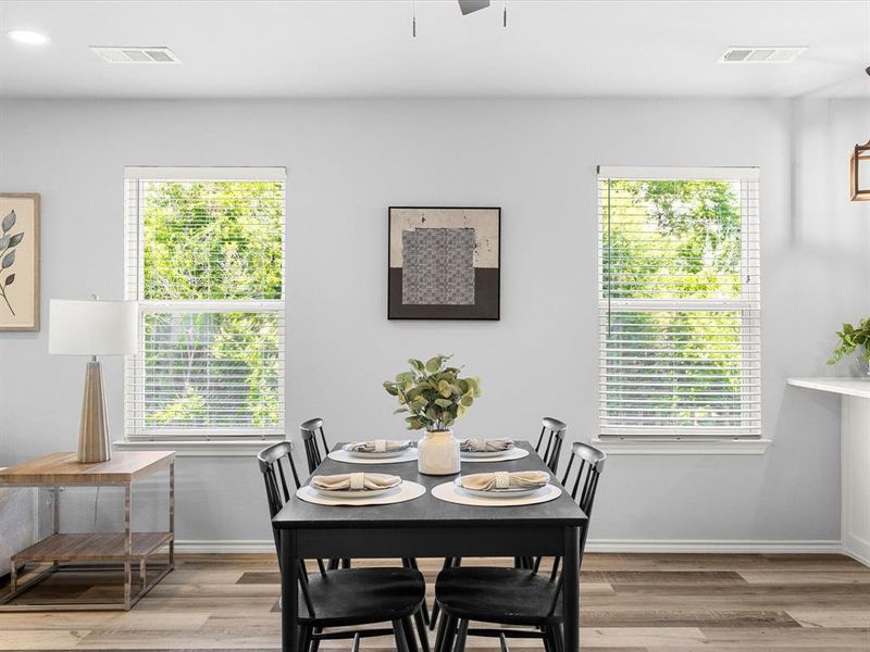 Furnished interior view inside a new home in , Fort Worth (Image 9). Furnished interior view inside a new home in , Fort Worth (Image 9).