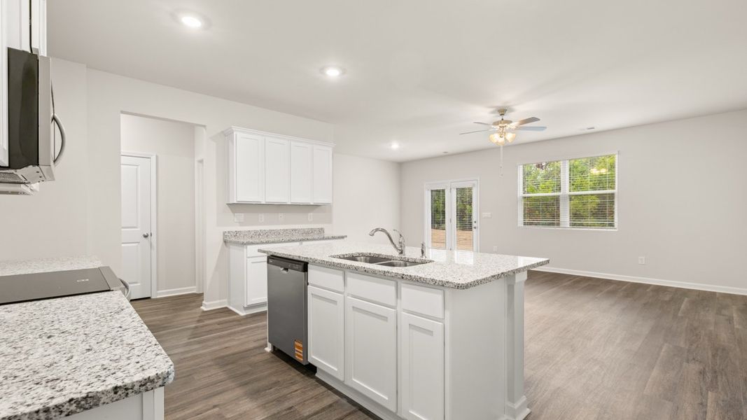 Furnished interior view inside a new home in Laurel Park Townhomes, Hephzibah (Image 6).