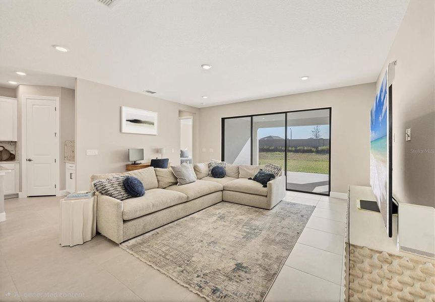 Furnished interior view inside a new home in Esplanade at Artisan Lakes, Palmetto (Image 7).