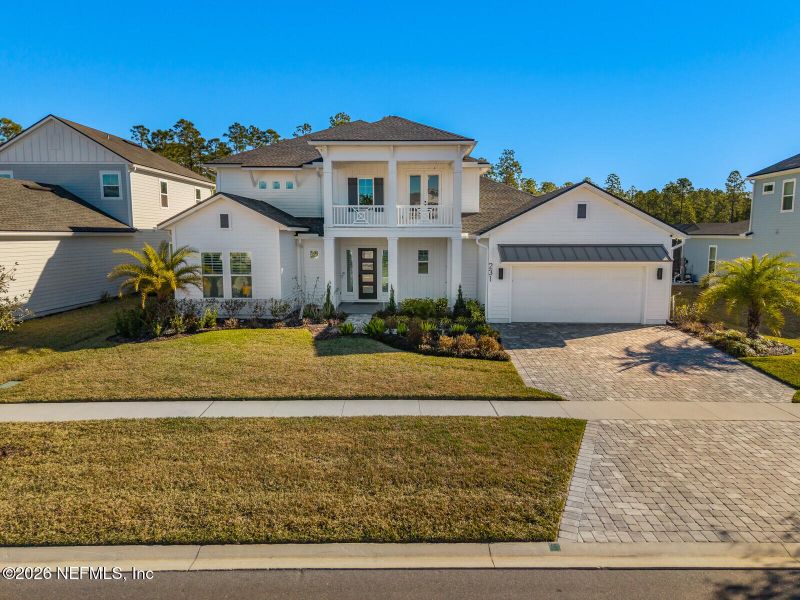 Front exterior of a new home in , Ponte Vedra, FL, highlighting curb appeal (Image 2). Front exterior of a new home in , Ponte Vedra, FL, highlighting curb appeal (Image 2).