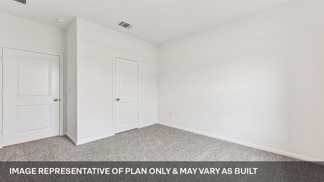 Representative unfurnished interior of a home built from the The Mitchell by D.R. Horton in Bar W Ranch, Leander (Image 16).