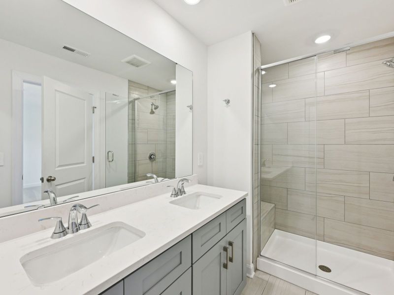 Furnished interior view inside a new home in Meadows at Wilson Farms - The Summit Series, Fort Mill (Image 6).