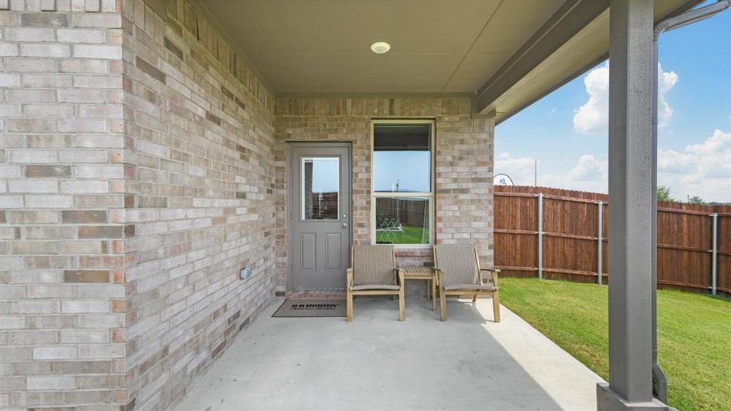 Exterior details and patio area of a home in Vista Point, Grandview (Image 2). Exterior details and patio area of a home in Vista Point, Grandview (Image 2).