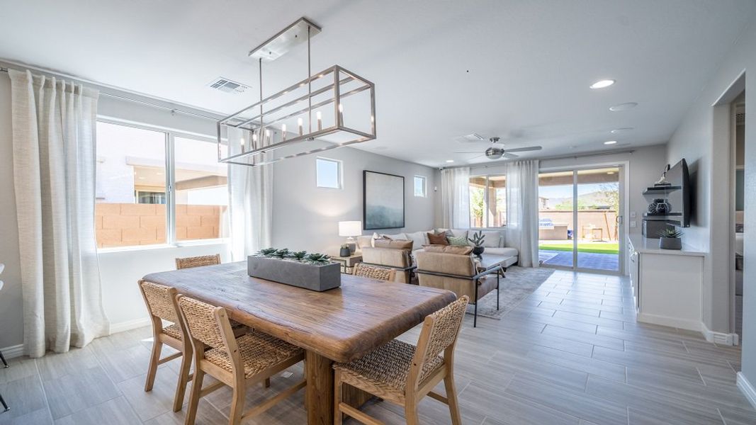 Furnished interior view inside a new home in Allen Ranches, Litchfield Park (Image 7).
