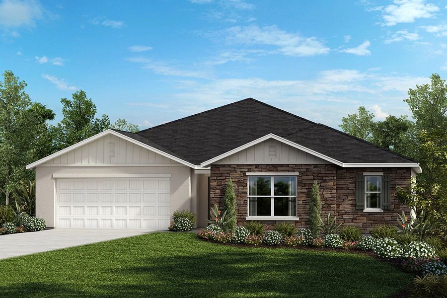 Exterior G with optional stone