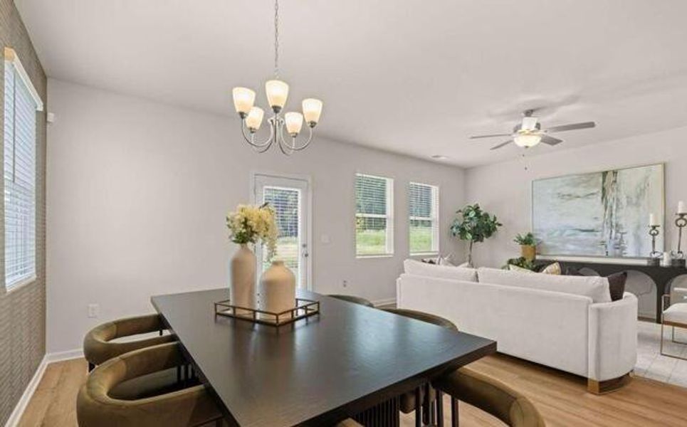 Furnished interior view inside a new home in Walden Park - The Retreat, Jonesboro (Image 16).