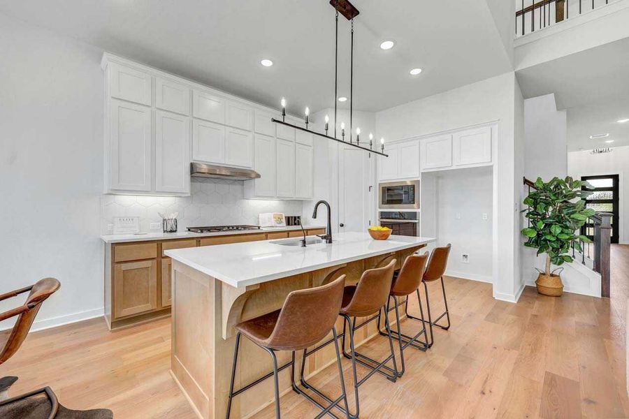 Representative furnished interior of a home built from the Richmond.535 by Highland Homes in Riceland, Mont Belvieu (Image 7).