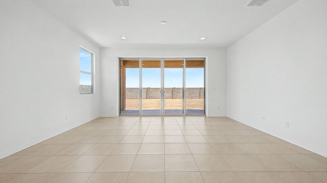Furnished interior view inside a new home in The Villas at Mystic, Peoria (Image 18).