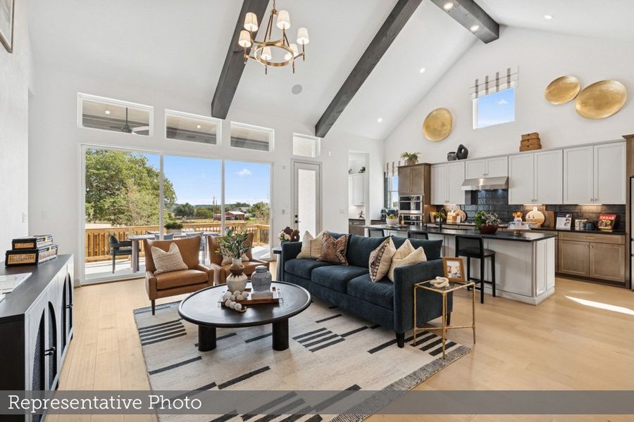 Furnished interior view inside a new home in Walden Creek – Summit Collection, Montgomery (Image 5).