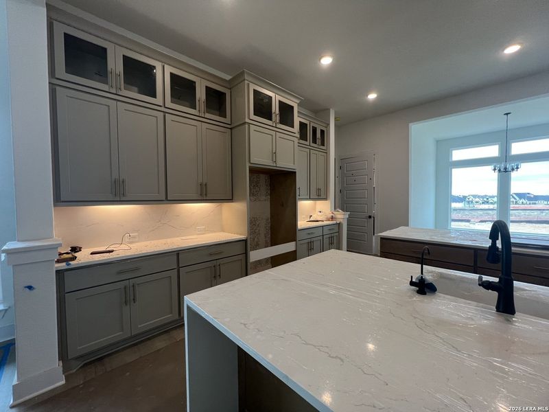 Furnished interior view inside a new home in Caliza Reserve, Boerne (Image 13).