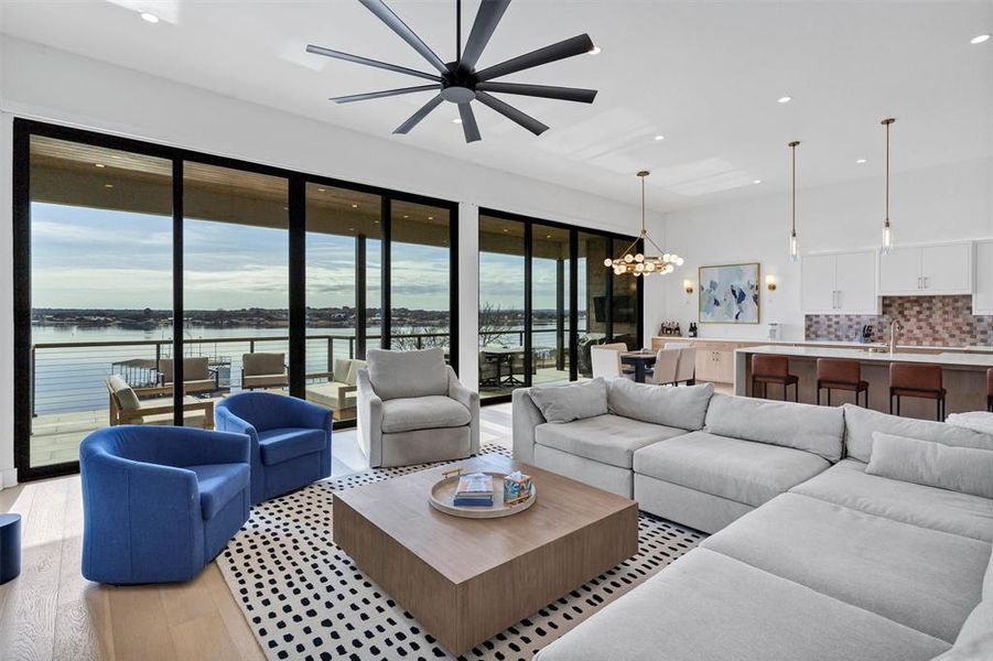 Furnished interior view inside a new home in , Graford (Image 5).