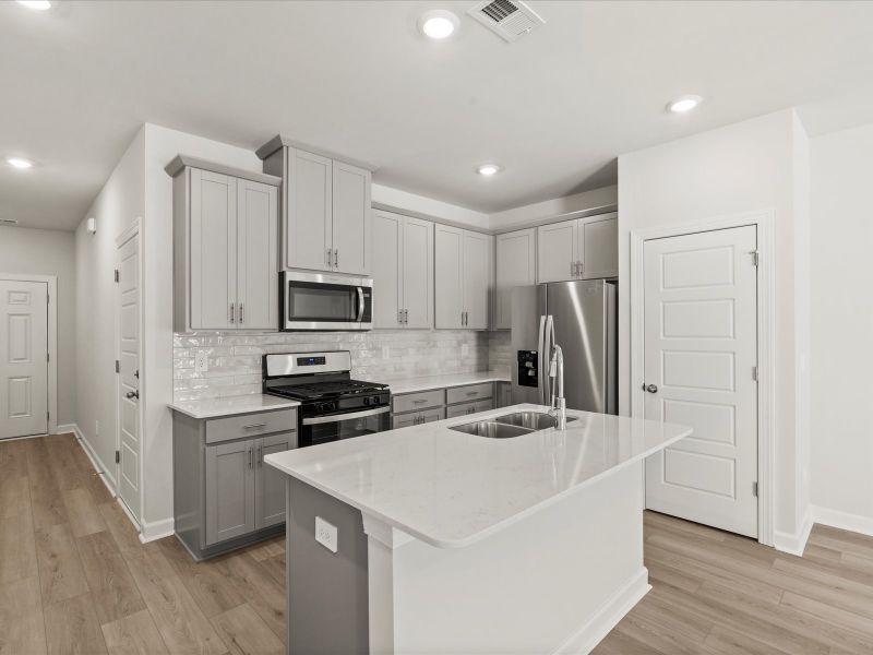 Furnished interior view inside a new home in Avalon Townes, Lyman (Image 3).