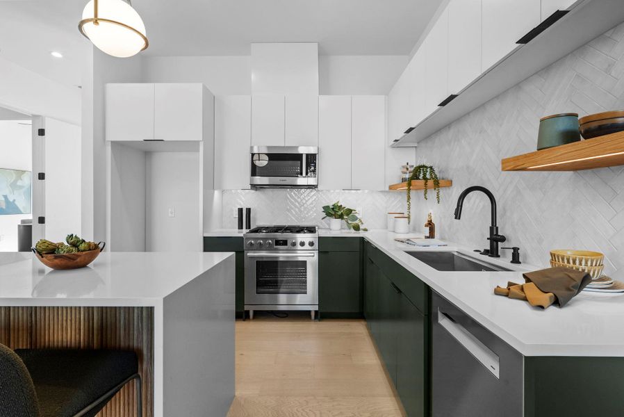 Furnished interior view inside a new home in , Austin (Image 5).