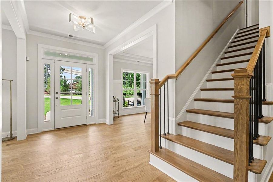 Spacious, unfurnished interior of a new home in , Marietta (Image 26).