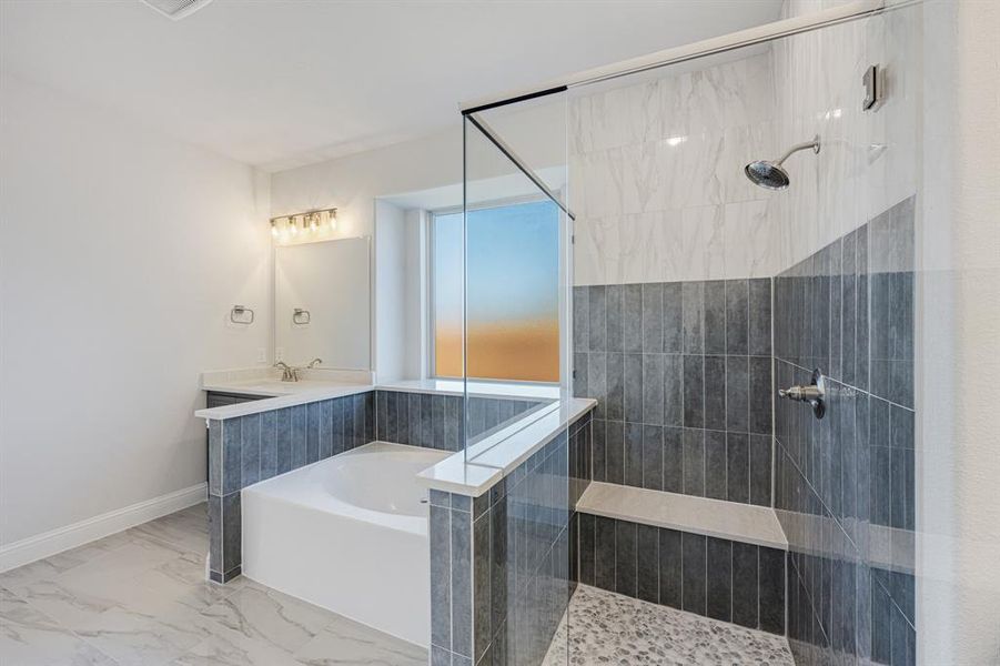 Furnished interior view inside a new home in Hampton Park, Glenn Heights (Image 18).