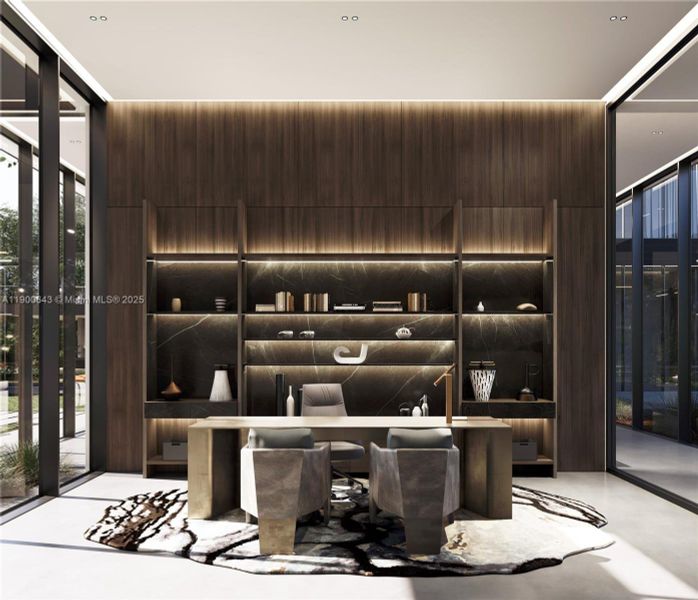 Furnished interior view inside a new home in , Davie (Image 11).