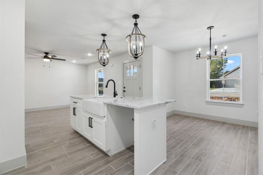Furnished interior view inside a new home in , Granbury (Image 7). Furnished interior view inside a new home in , Granbury (Image 7).
