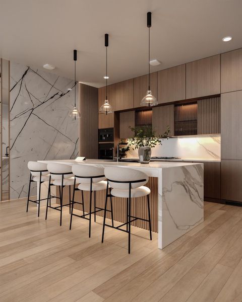 Furnished interior view inside a new home in , Houston (Image 18).