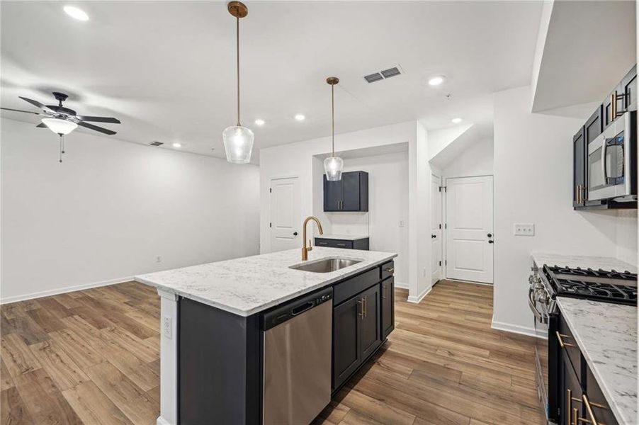 Furnished interior view inside a new home in Laurelwood, Douglasville (Image 7).