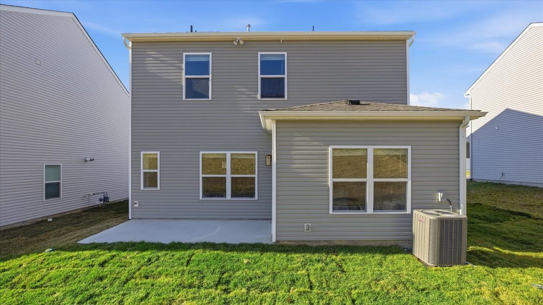 Exterior details and patio area of a home in The Ridge at Neals Landing, Knoxville (Image 2). Exterior details and patio area of a home in The Ridge at Neals Landing, Knoxville (Image 2).